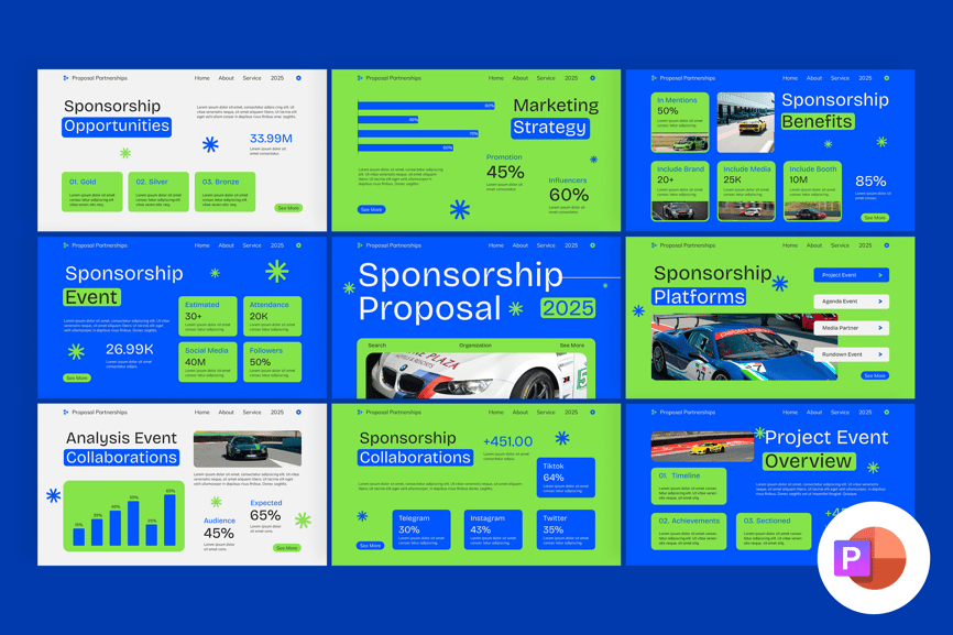 安全品牌交易和资金赞助PPT模板 (PPTX)