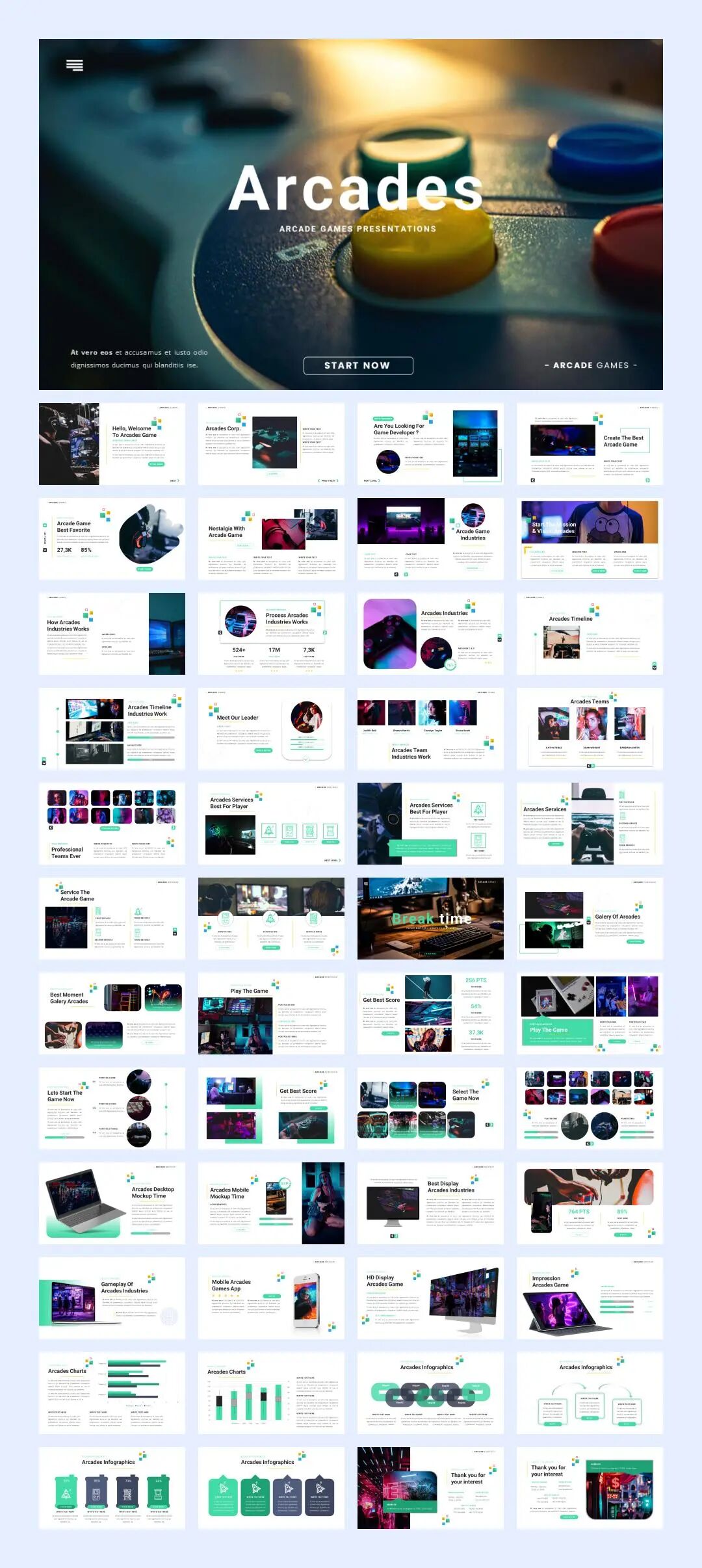 模板库丨13套国外时尚商务PPT模板合集