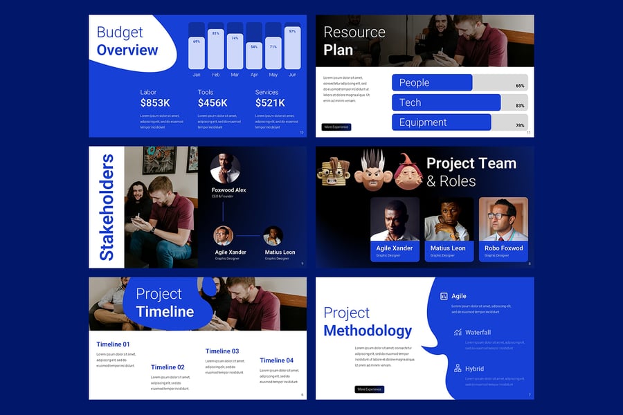 项目建议PPT模板 (PPTX)