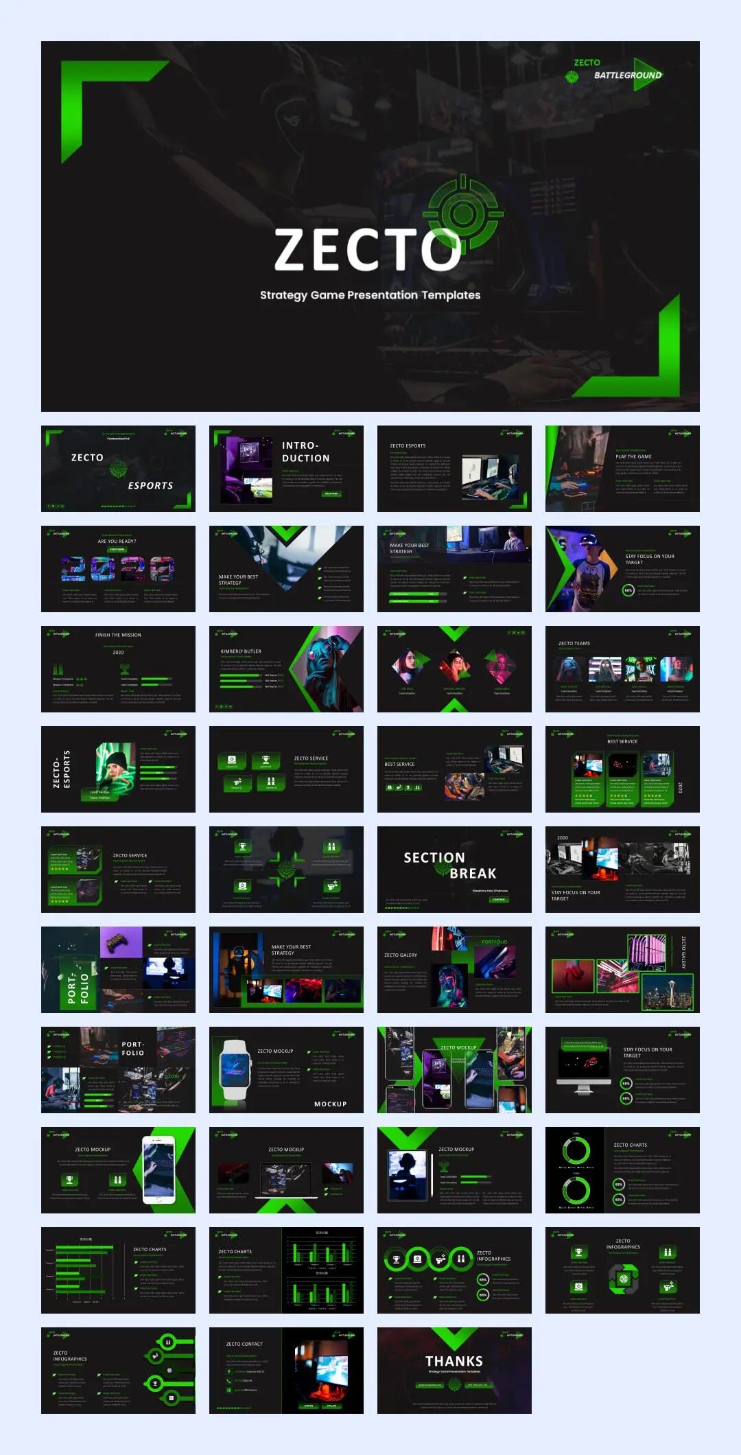 模板库丨13套国外时尚商务PPT模板合集