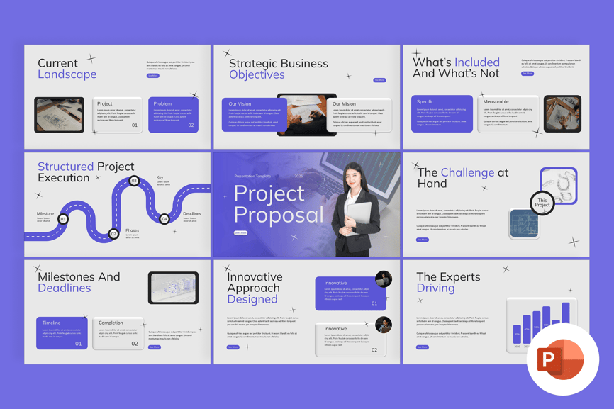 项目建议PPT模板 (PPTX)