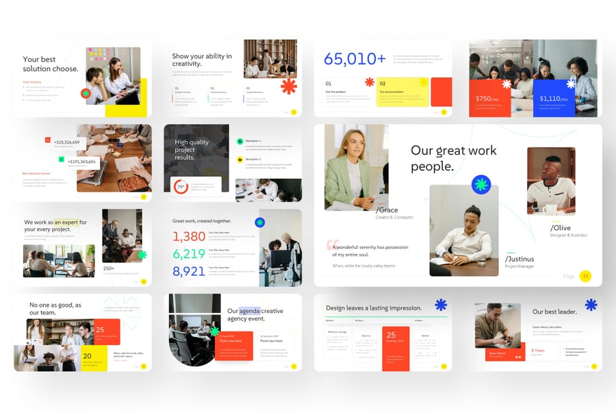 创意代理 PPT模板 (PPTX)