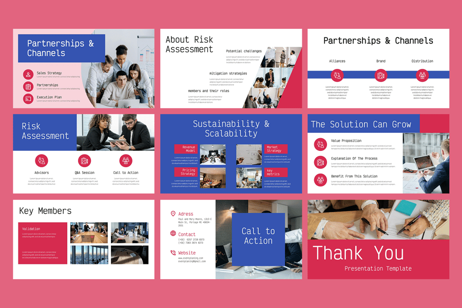 提案商业路演PPT模板 (PPTX)