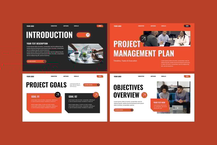 项目管理PPT模板 (PPTX)