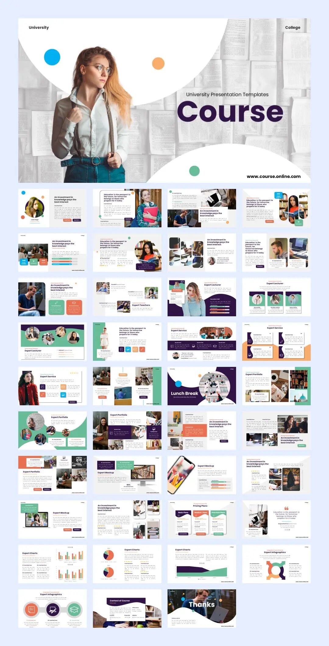 模板库丨13套国外时尚商务PPT模板合集