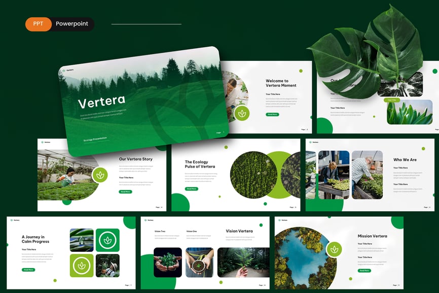 生态学PPT模板 (PPTX,PPT)