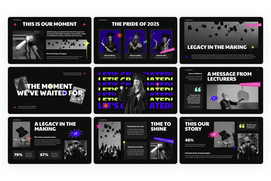 毕业 PPT模板 (PPTX)