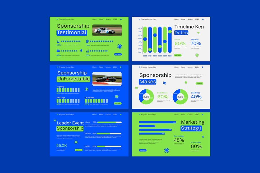 安全品牌交易和资金赞助PPT模板 (PPTX)