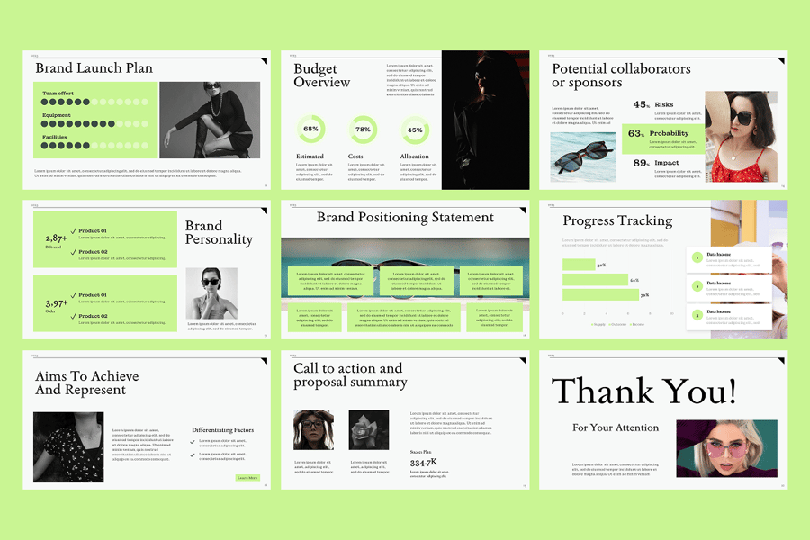 品牌建议PPT模板 (PPTX)