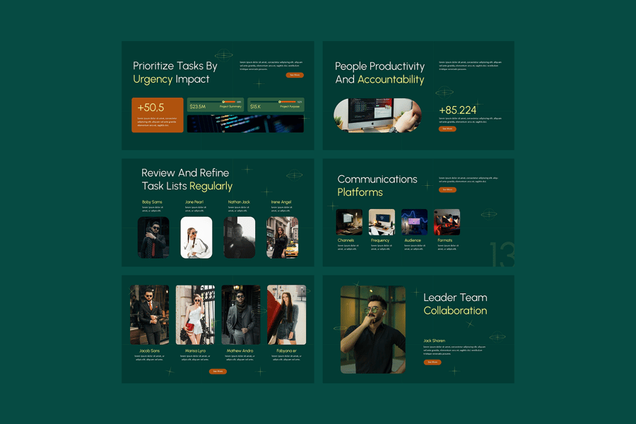 项目管理PPT模板 (PPTX)