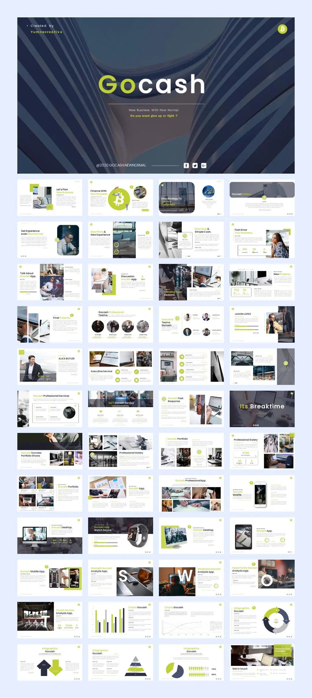 模板库丨13套国外时尚商务PPT模板合集