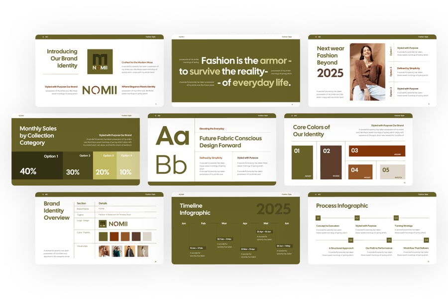 品牌指南PPT模板 (PPTX)