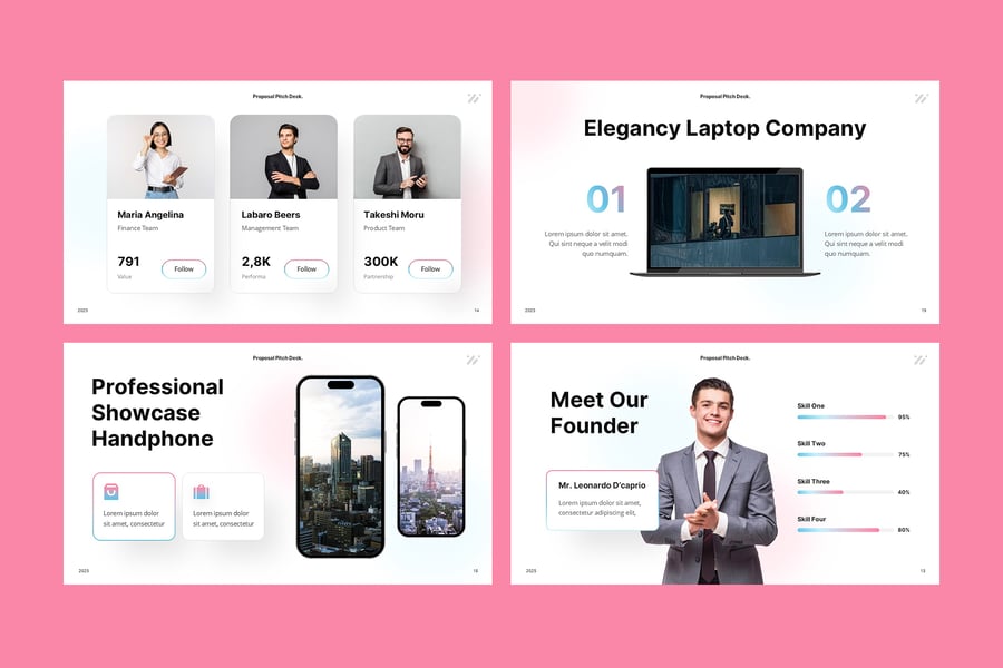 路演提案PPT模板 (PPTX)