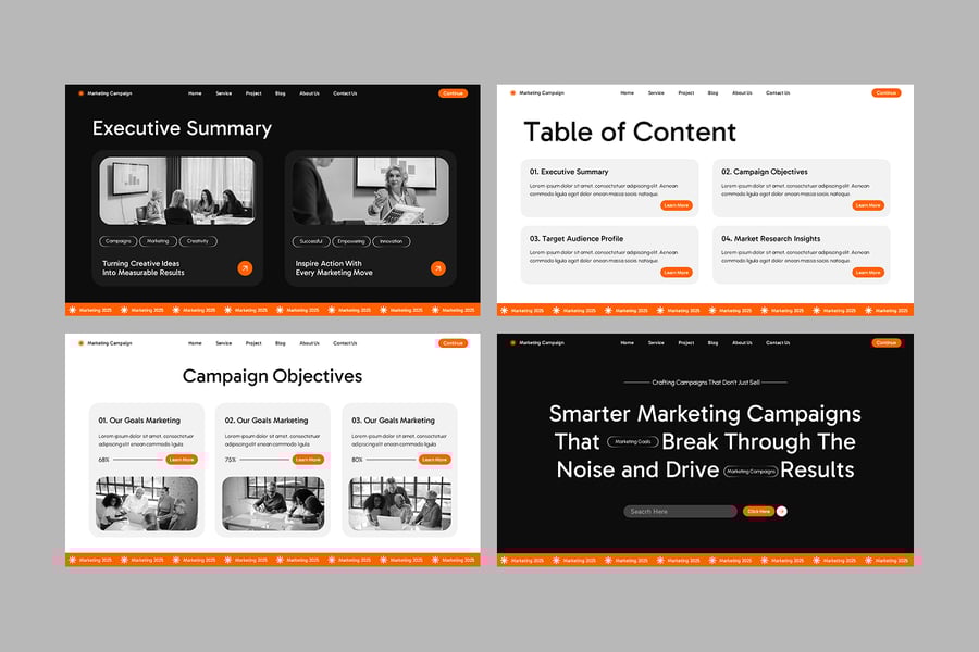 营销活动PPT模板 (PPTX)