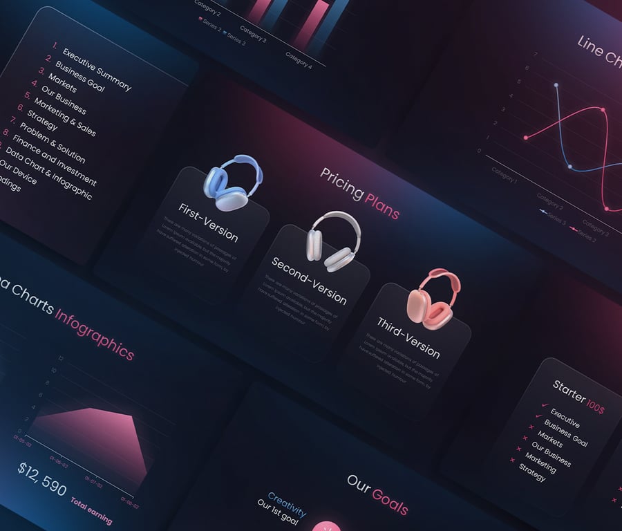 商业计划书PPT模板 (PPTX)