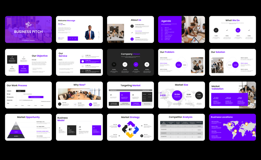 招商/融资演讲模板PPT模板 (PPT,PPTX)
