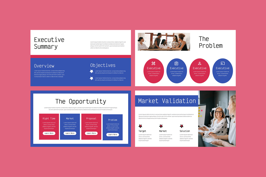 提案商业路演PPT模板 (PPTX)