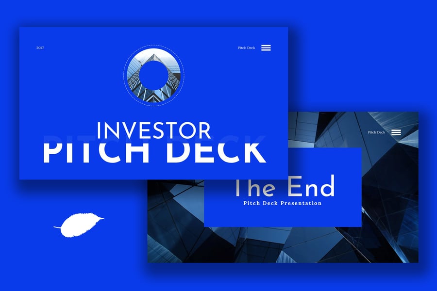 投资者路演PPT模板 (PPTX)