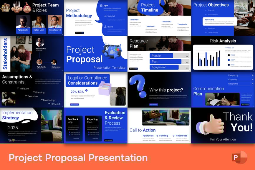 项目建议PPT模板 (PPTX)