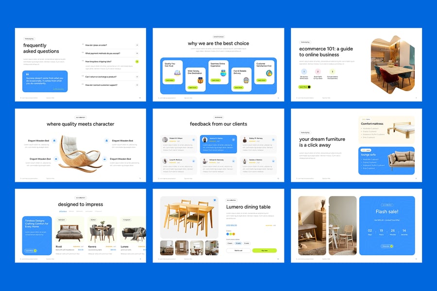 电子商务PPT模板 (PPTX)