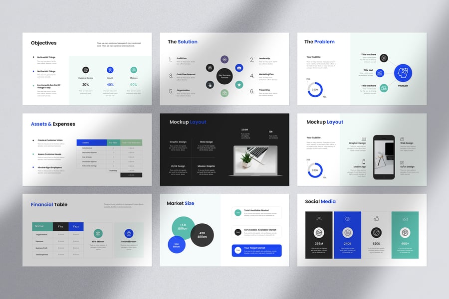 商业路演PPT模板 (PPTX)