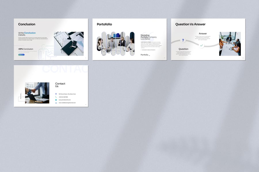 营销计划PPT模板 (PPTX)