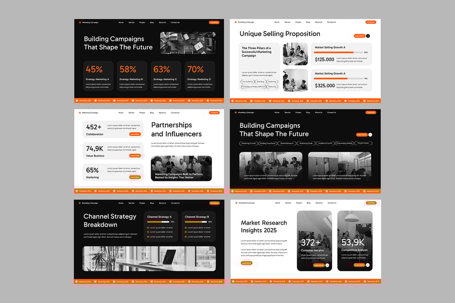 营销活动PPT模板 (PPTX)