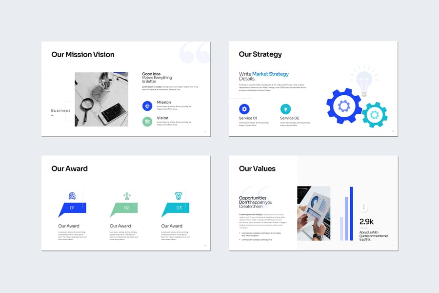 营销计划PPT模板 (PPTX)