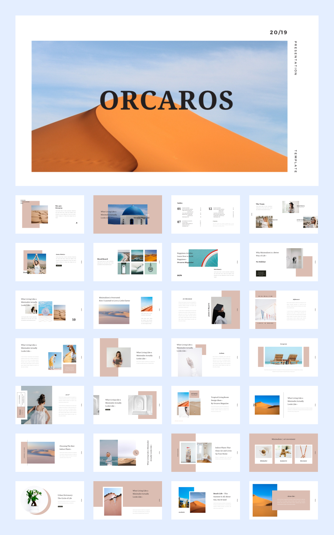 32套国外海洋旅游PPT模板，感受大自然的美！[s06]