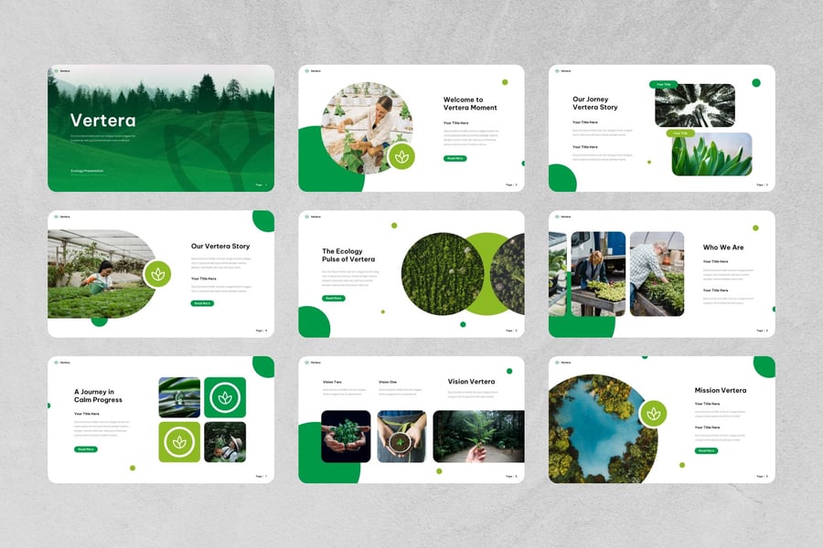 生态学PPT模板 (PPTX,PPT)