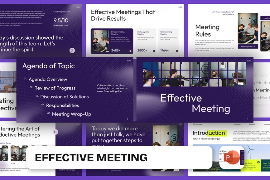 会议PPT模板 (PPTX)