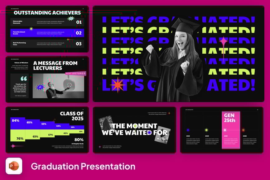 毕业 PPT模板 (PPTX)