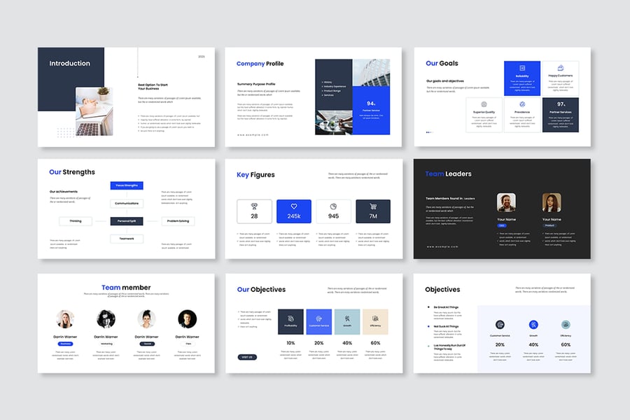 业务建议PPT模板 (PPTX)