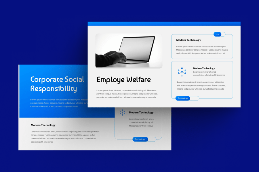 科技公司PPT模板 (PPTX)