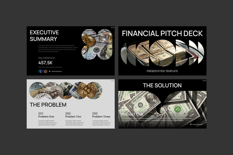 财务路演PPT模板 (PPTX)