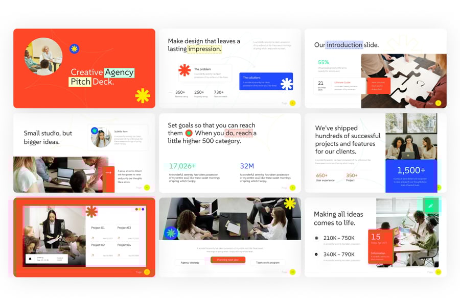 创意代理 PPT模板 (PPTX)