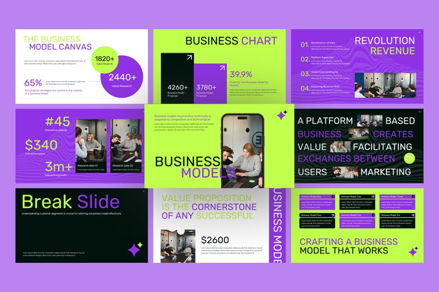 商业模式PPT模板 (PPTX)