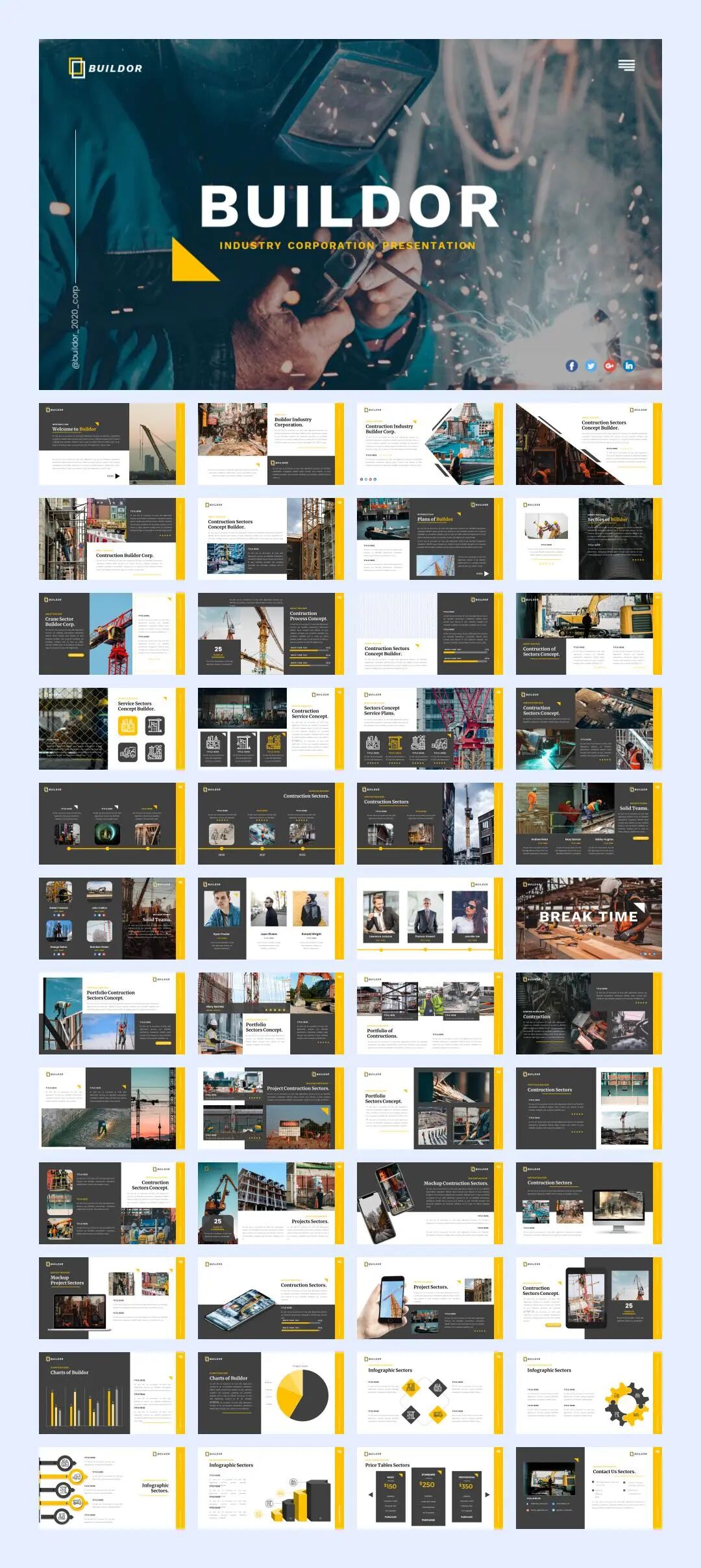 模板库丨13套国外时尚商务PPT模板合集