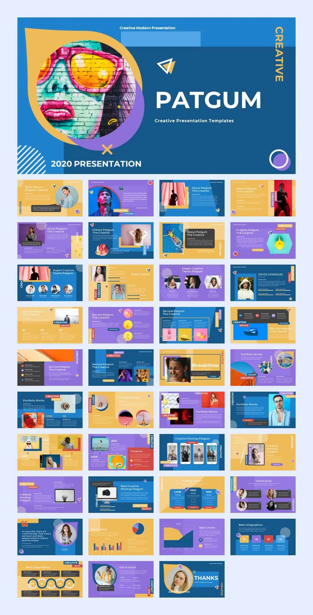 模板库丨13套国外时尚商务PPT模板合集