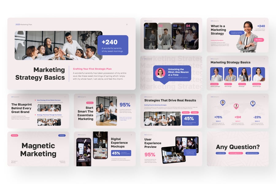 营销策略PPT模板 (PPTX)