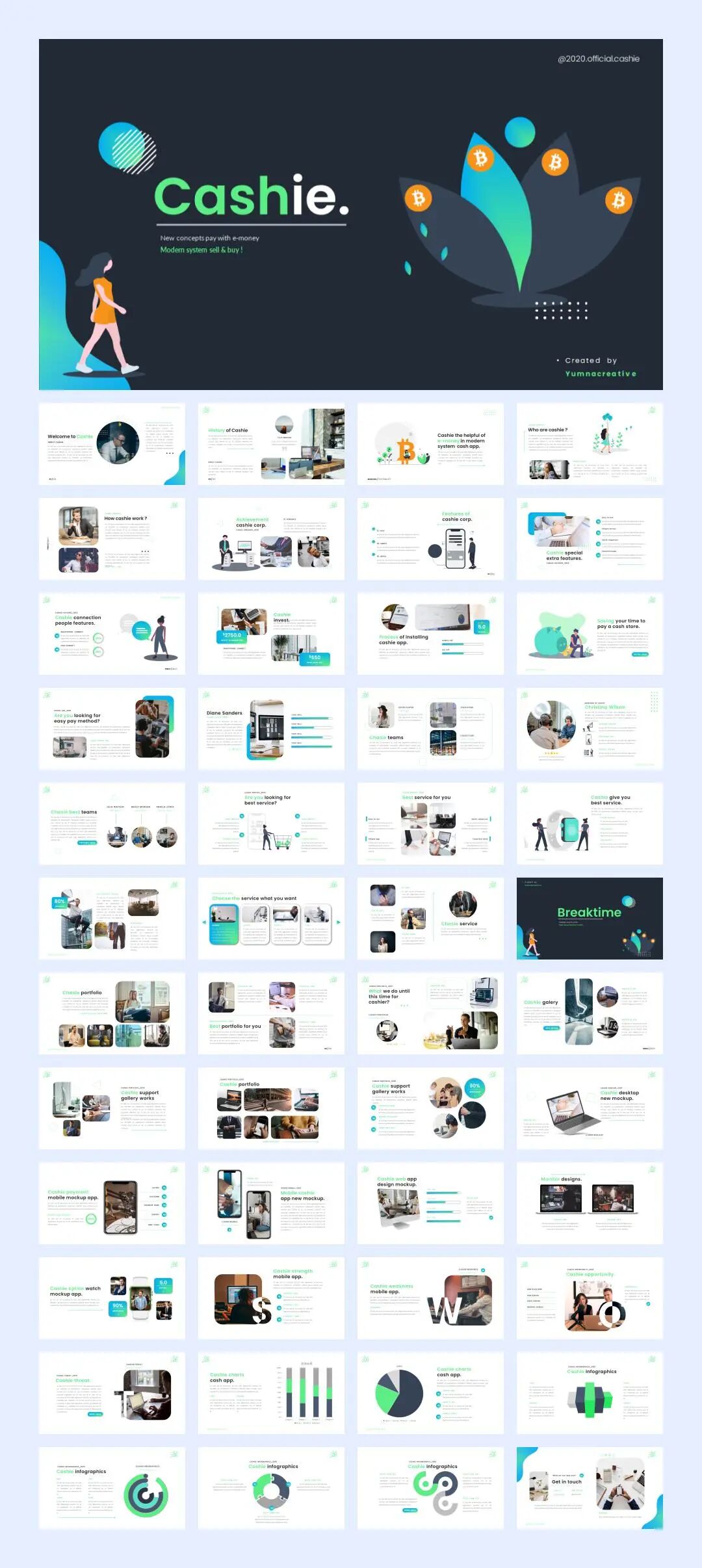 模板库丨13套国外时尚商务PPT模板合集