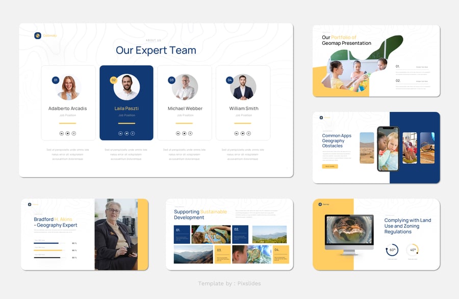 地理PPT模板 (PPTX)