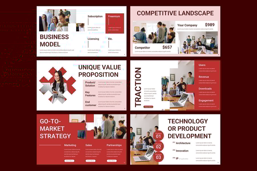 商业路演PPT模板 (PPTX)