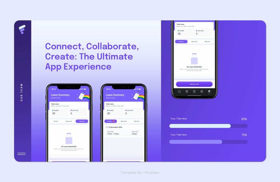 APP介绍组合PPT模板 (PPTX)