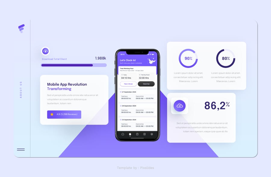 APP介绍组合PPT模板 (PPTX)