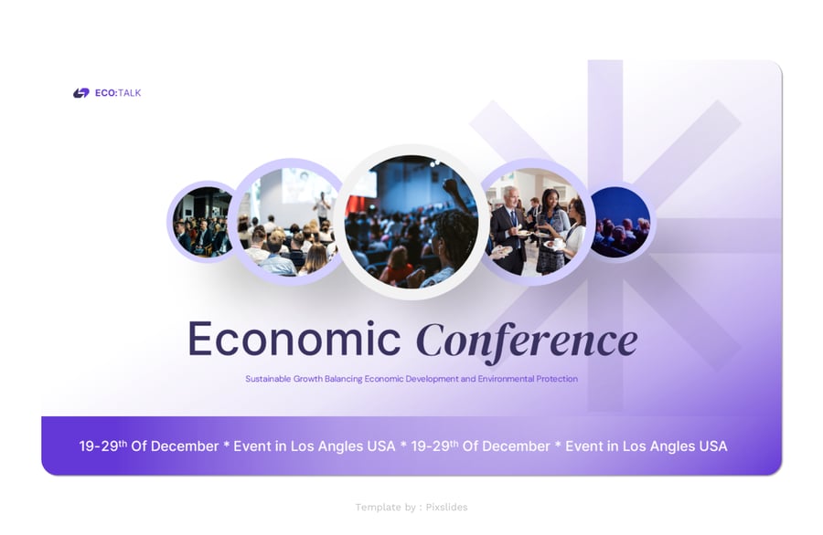 经济会议PPT模板 (PPTX)