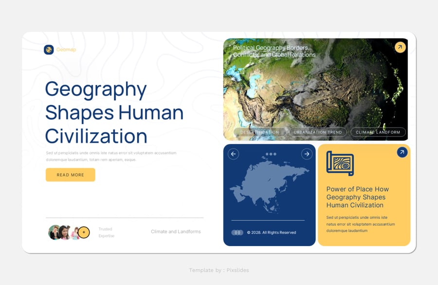 地理PPT模板 (PPTX)