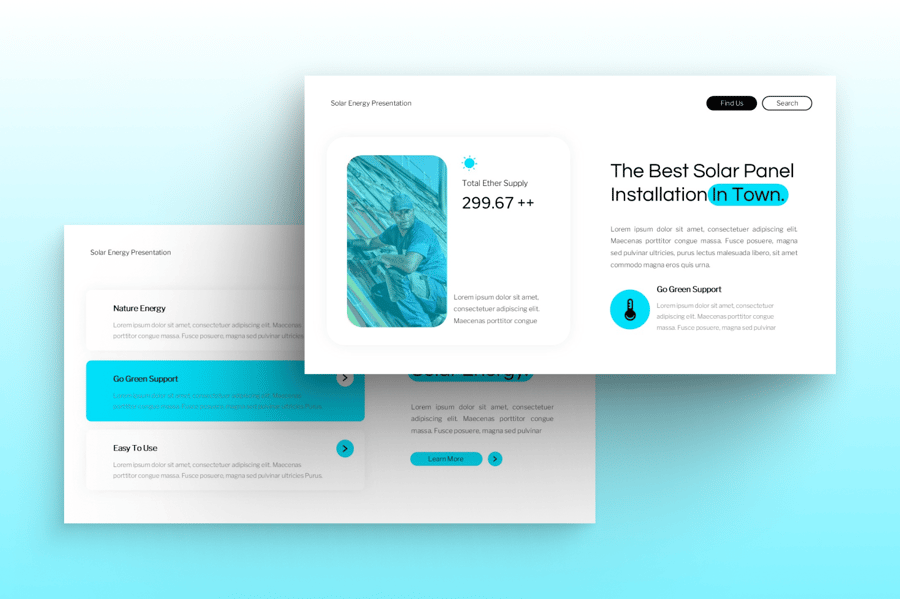 太阳能能源介绍PPT模板 (PPTX)