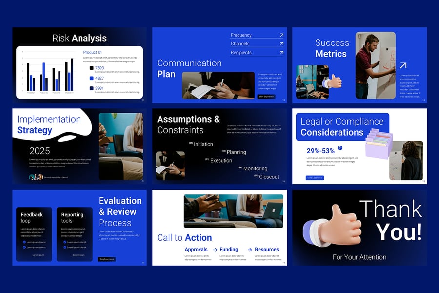 项目建议PPT模板 (PPTX)