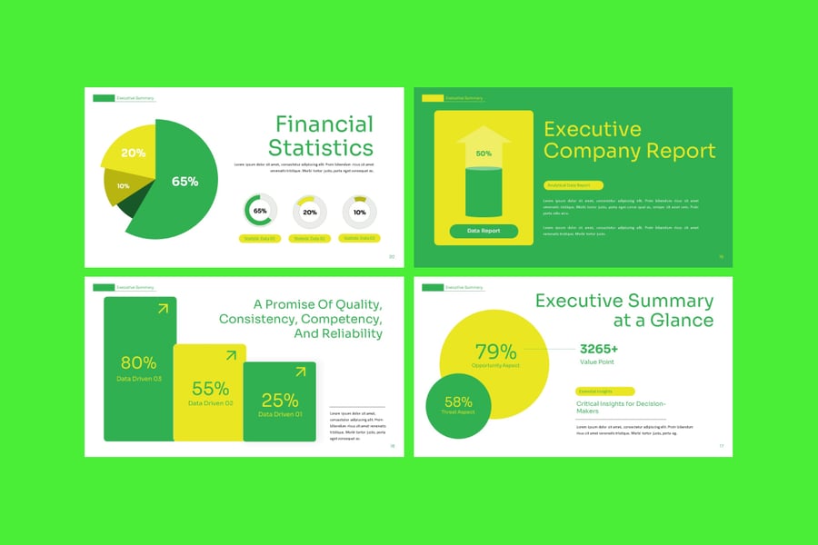 高管摘要PPT模板 (PPTX)